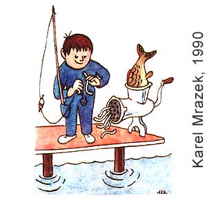 Karel Mrazek, Novy Dikobraz(Praha), # 23, 1990