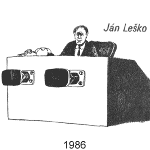 Jan Lesko, Rohac(Bratislava), # 48, 1986