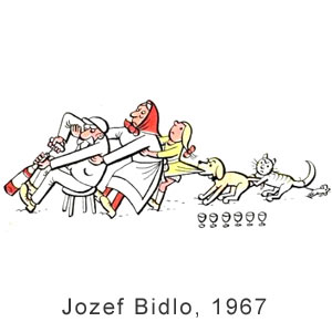 Jozef Bidlo, Dikobraz(Praha), # 52, 1967
