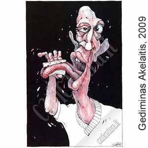 Gediminas Akelaitis, www.caricatura.lt, 27.07.2009