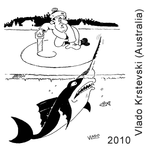 Vlado Krstevski, Baja Cartoon contest, Hungary, 2010