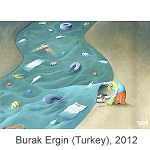 Burak Ergin (Turkey), 40th WORLD GALLERY OF CARTOONS � SKOPJE 2012