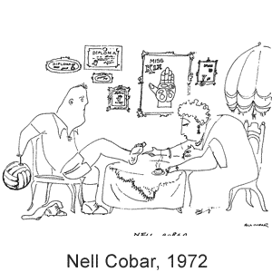 Nell Cobar(Romania), Knokke-Heist International Cartoonfestival, 1972