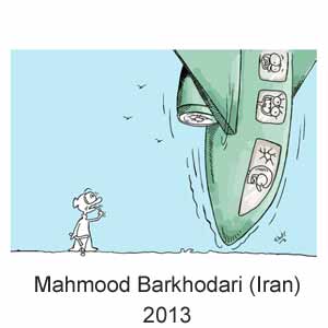 Mahmood Barkhordari(Iran), The First International Cartoon & Caricature Cartoonmag